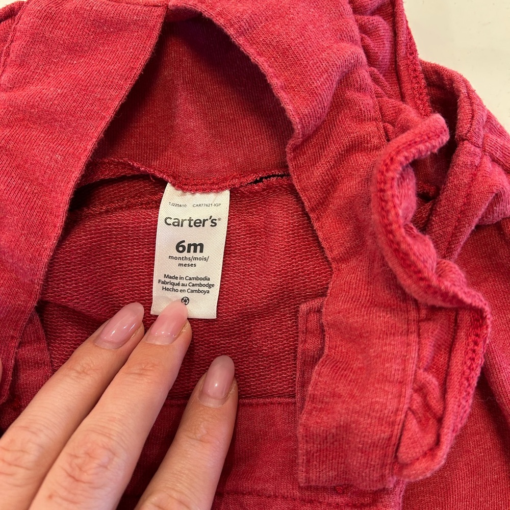 Carter's Red Overalls - Picture 3 of 3